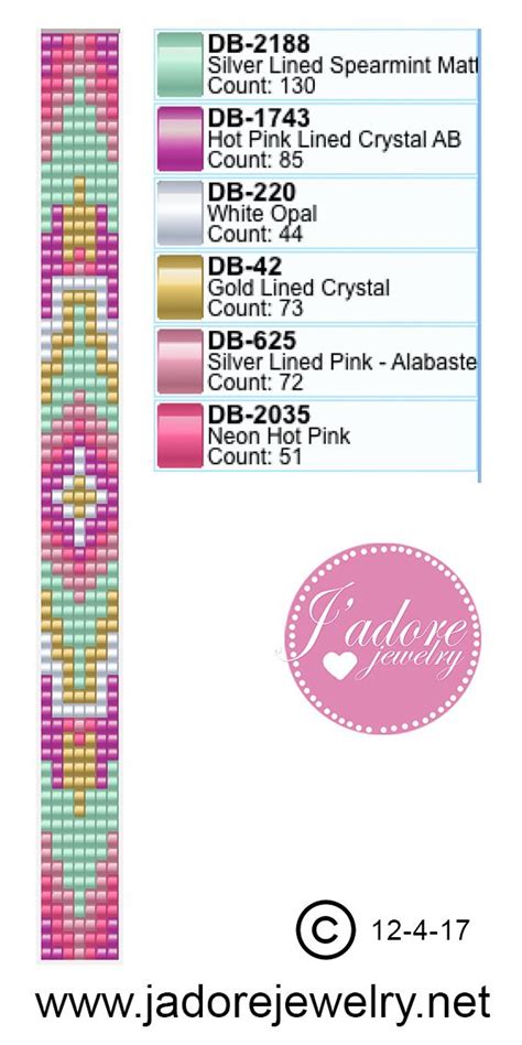 j'adore jewelry pattern